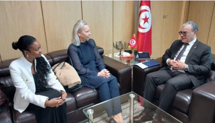 وزير الإقتصاد يلتقي بالمنسقة الاقليمية لمؤسسة الدعم القانوني الإفريقي( ALSF)